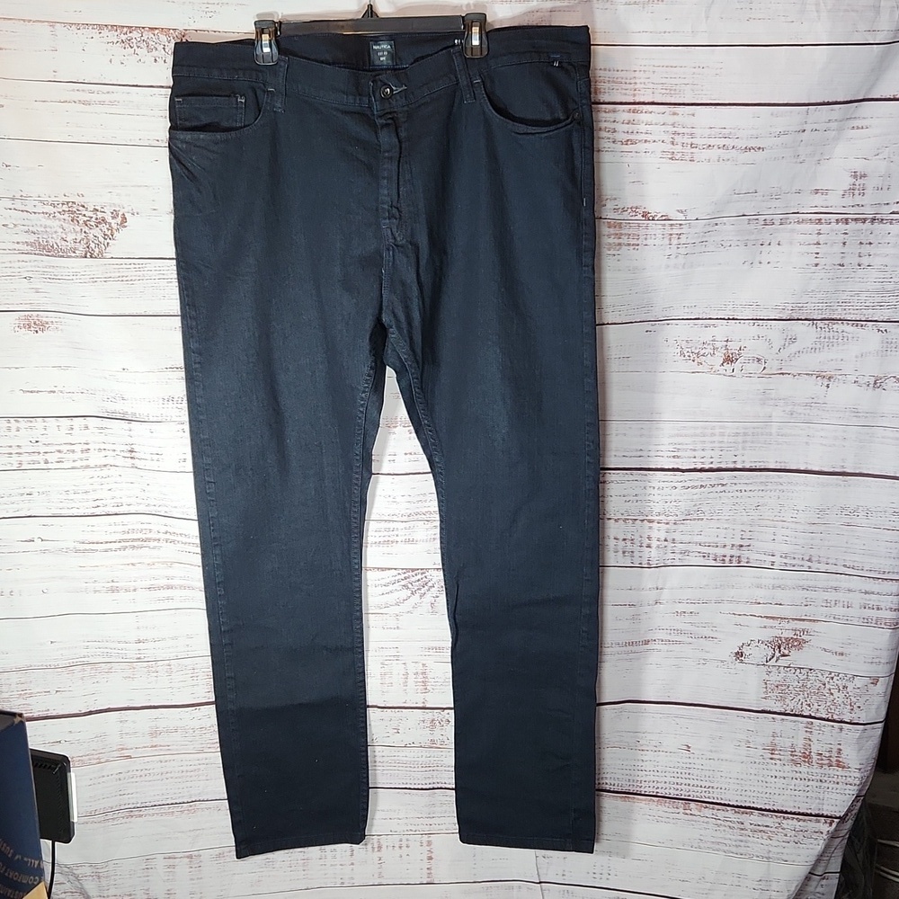 NWOT Nautica men's dark blue slim fit stretch jeans